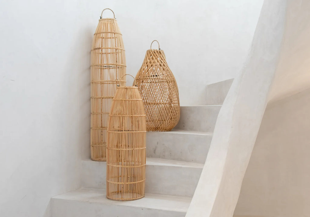 The Fish Trap Hanging Lamp - Natural - L
