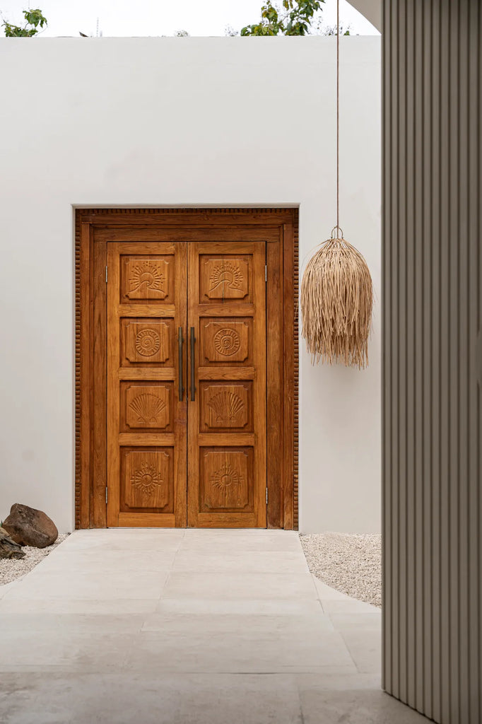 The Shaggy Pendant Lamp - Natural - M