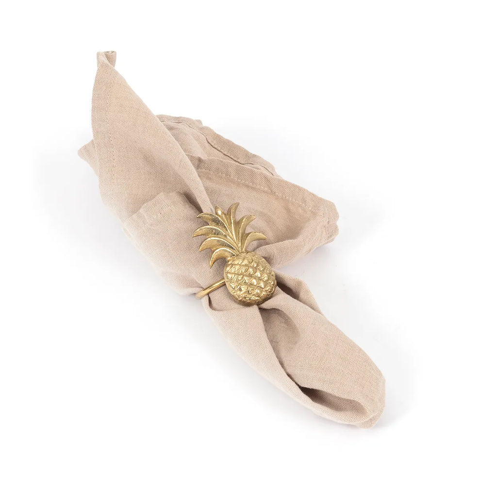 The Pineapple Napkin Ring - Gold