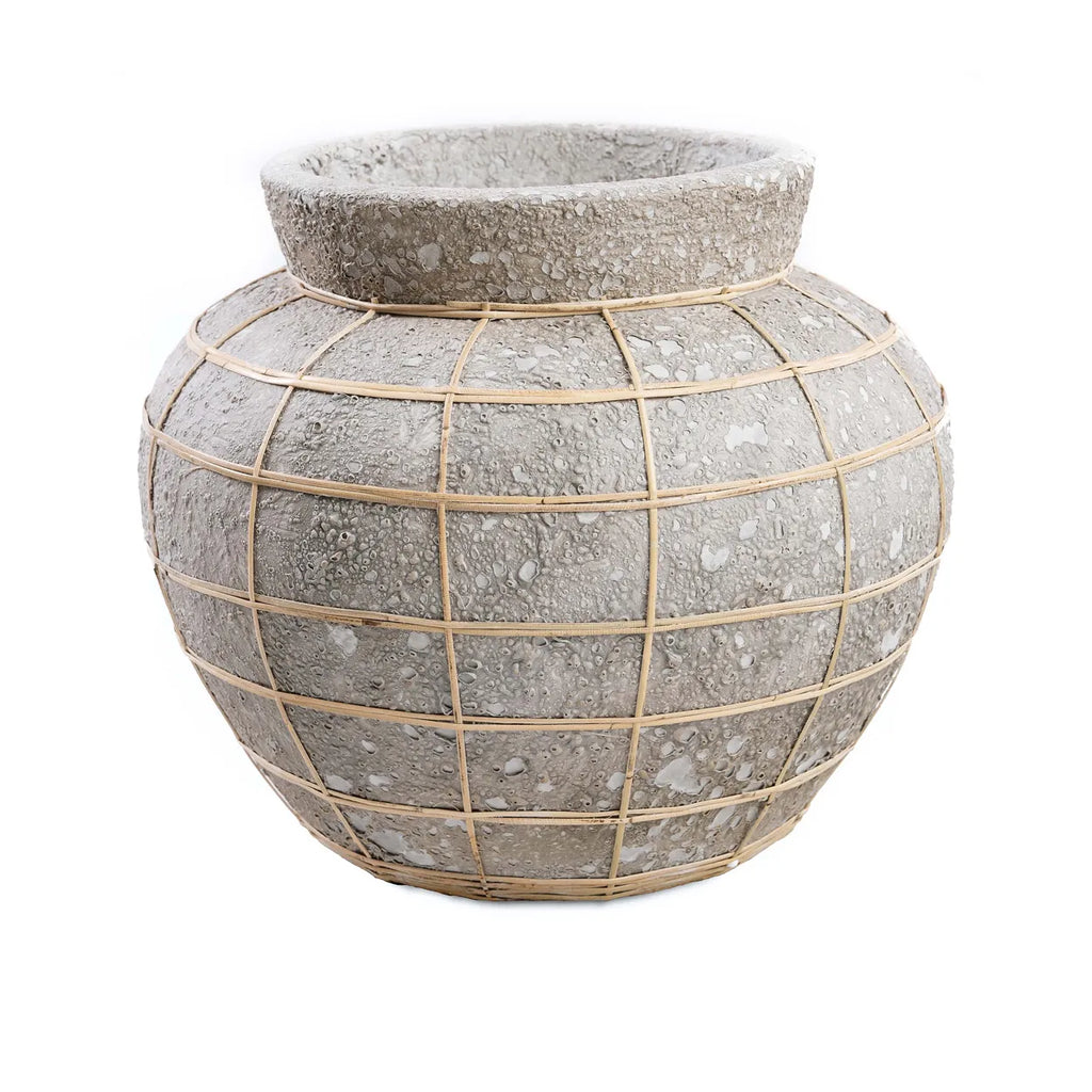 The Belly Vase - Natural Concrete - L