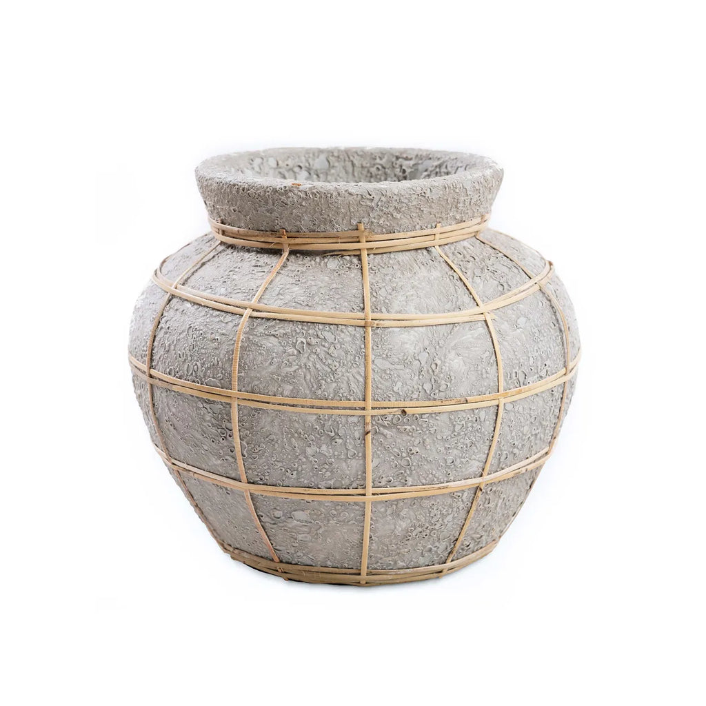 The Belly Vase - Natural Concrete - M