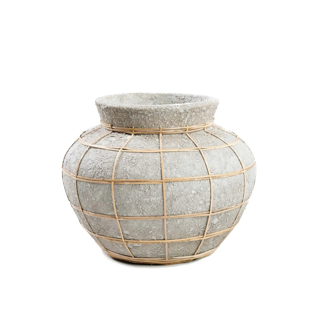 The Belly Vase - Natural Concrete - S