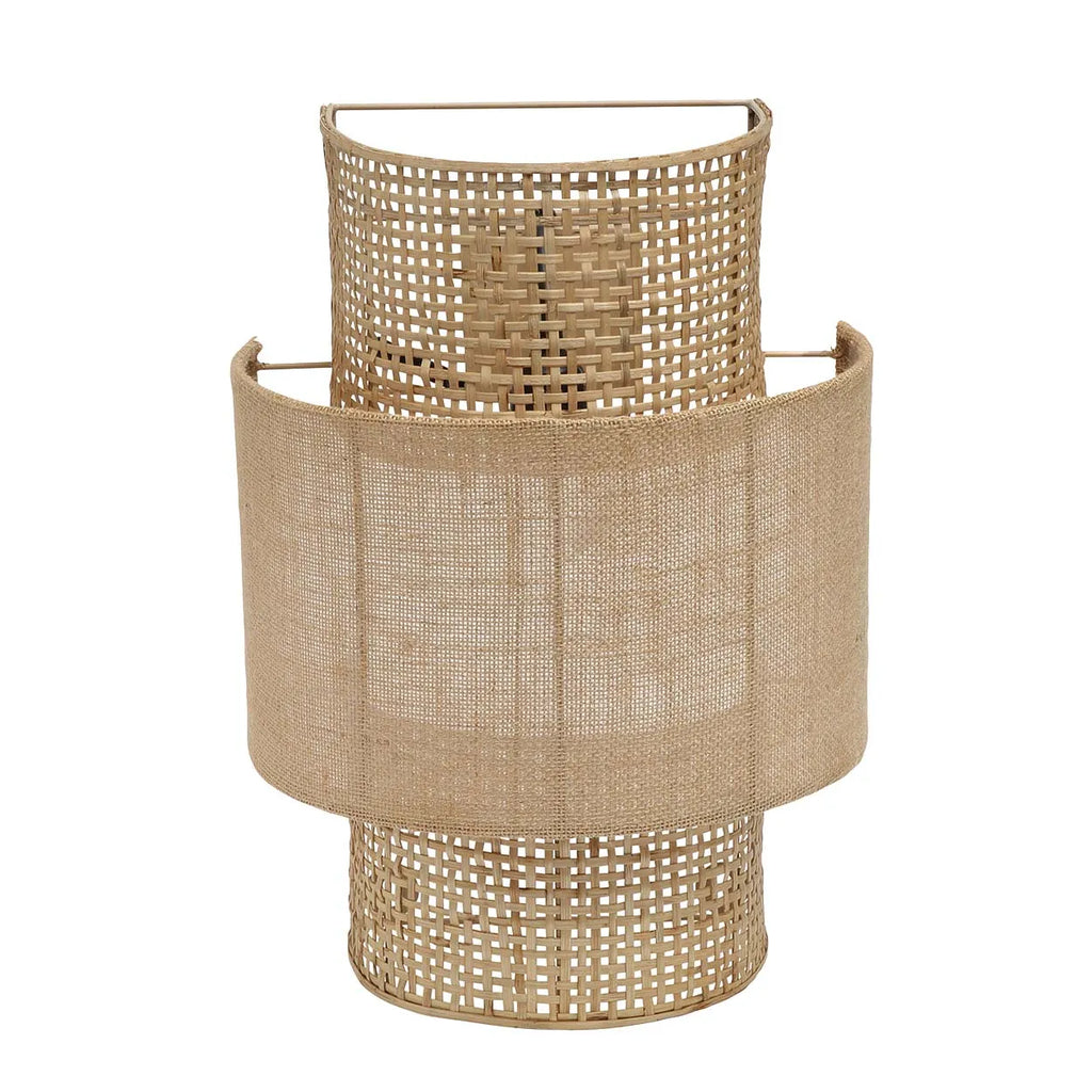 The Bolly Jute Wall Lamp - Natural - M