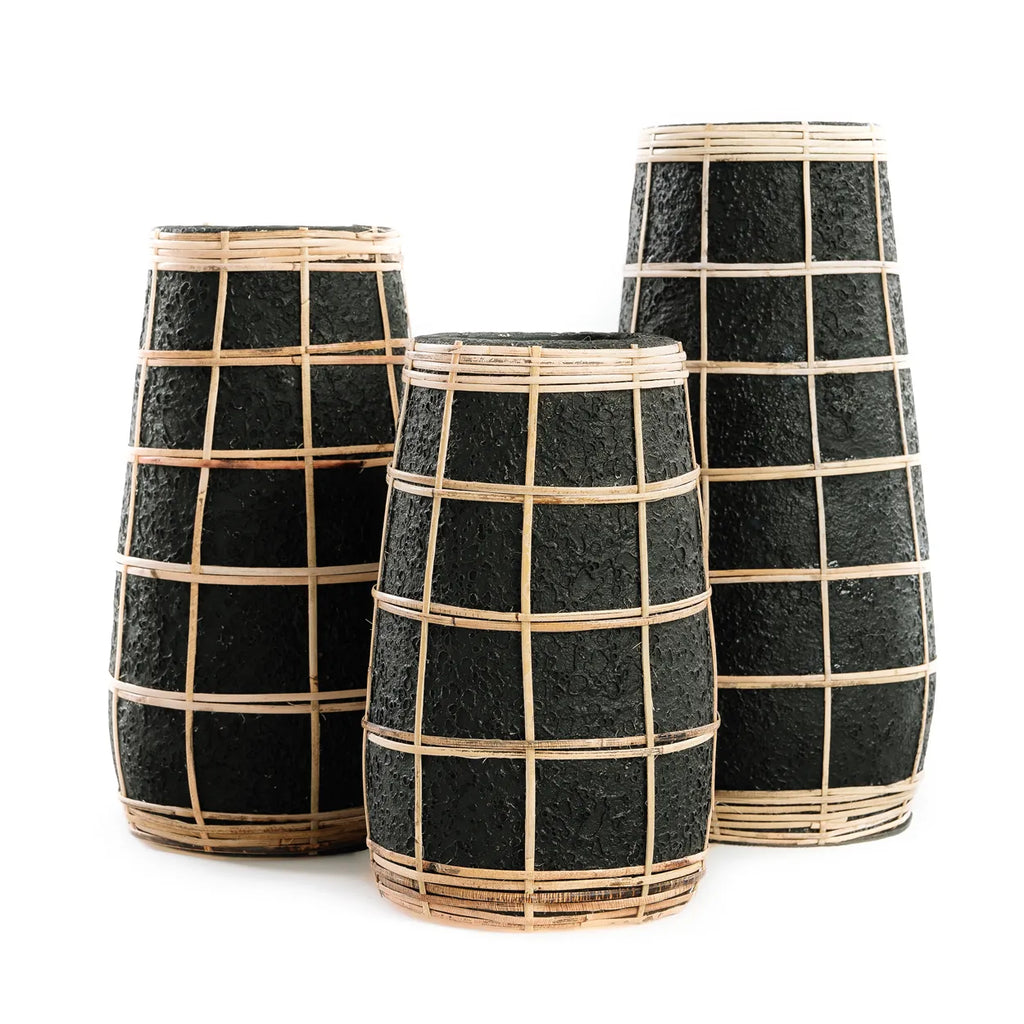 The Cute Vase - Black Natural - L