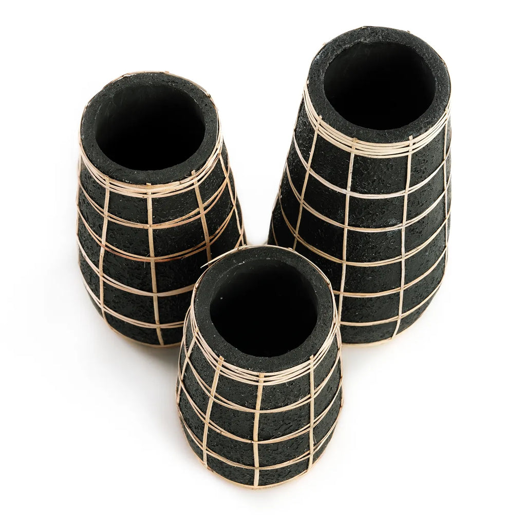 The Cute Vase - Black Natural - S