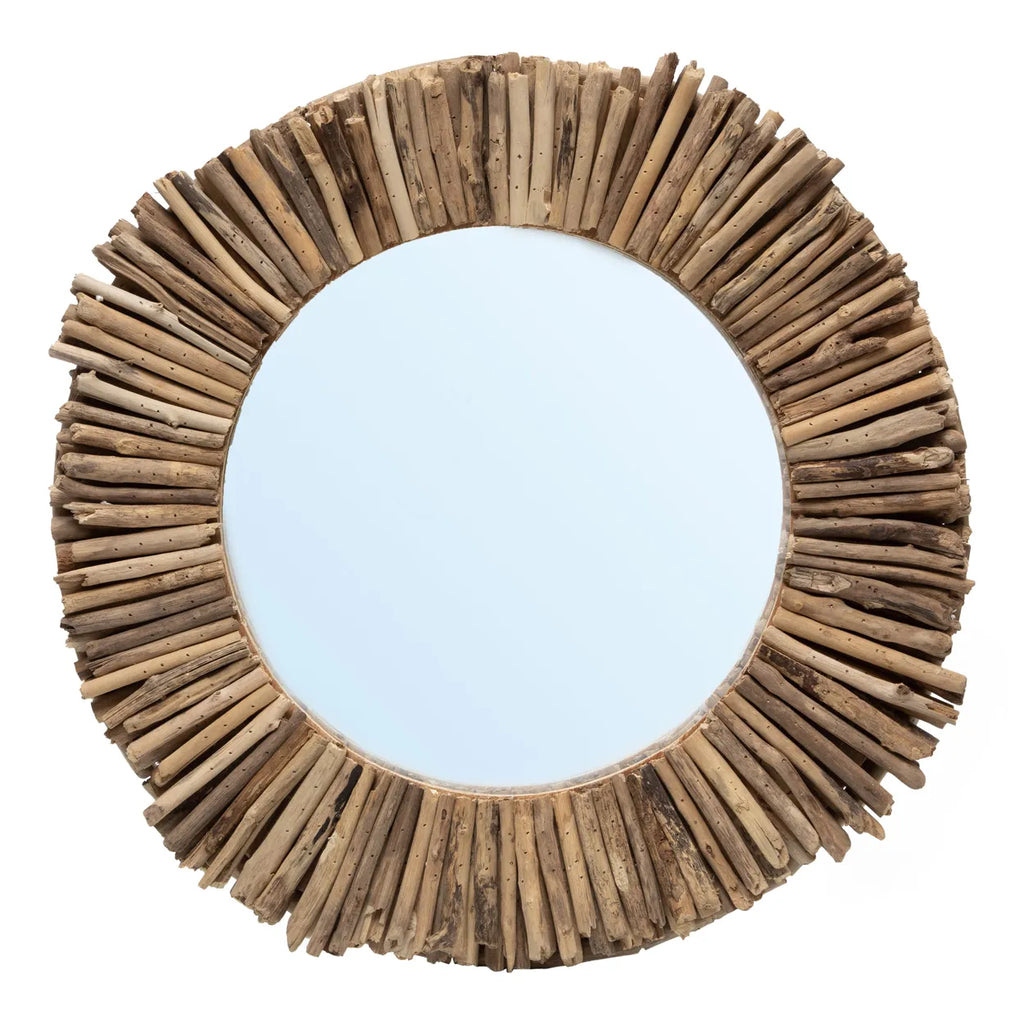 The Driftwood Halo Mirror - Natural - M