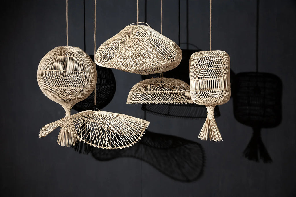 The Dumpling Hanging and Floor Lamp - Natural - M