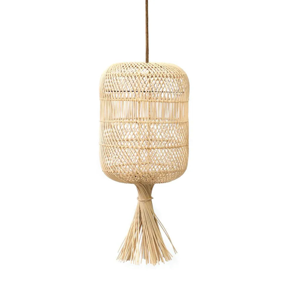 Translate the Dumpling Hanging and Floor Lamp - Natural - S