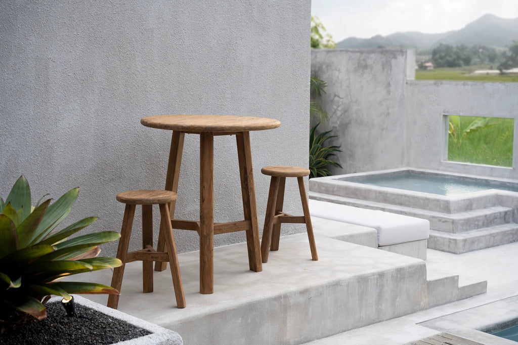 The Fusuma Bar Stool - Outside