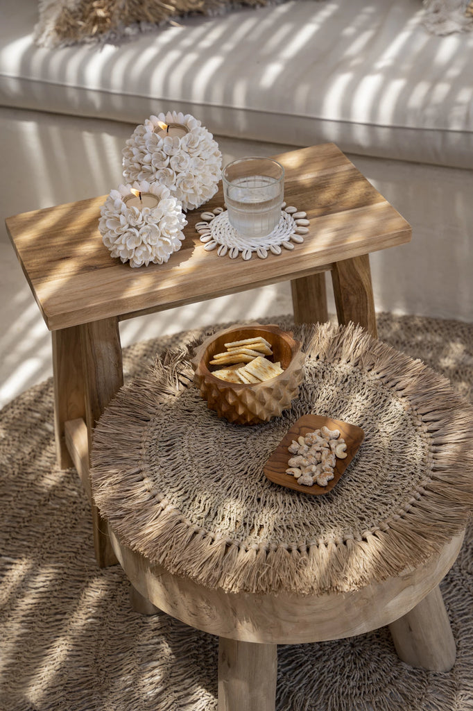 The Crocheted Raffia Placemat - Natural