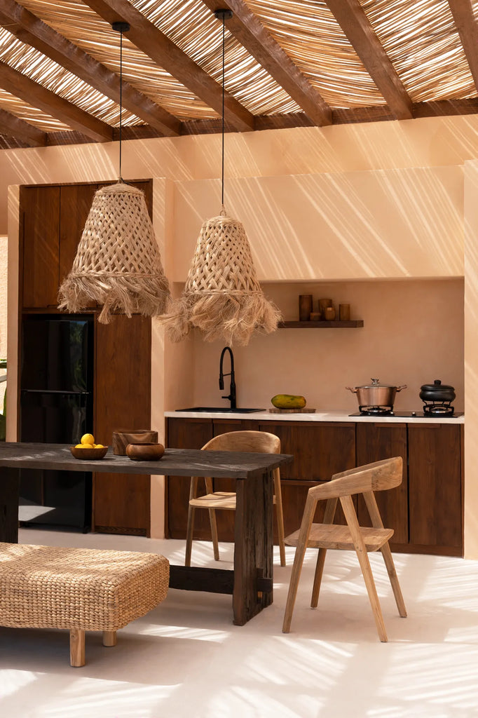 The Jelly Fish Pendant Lamp - Natural - S