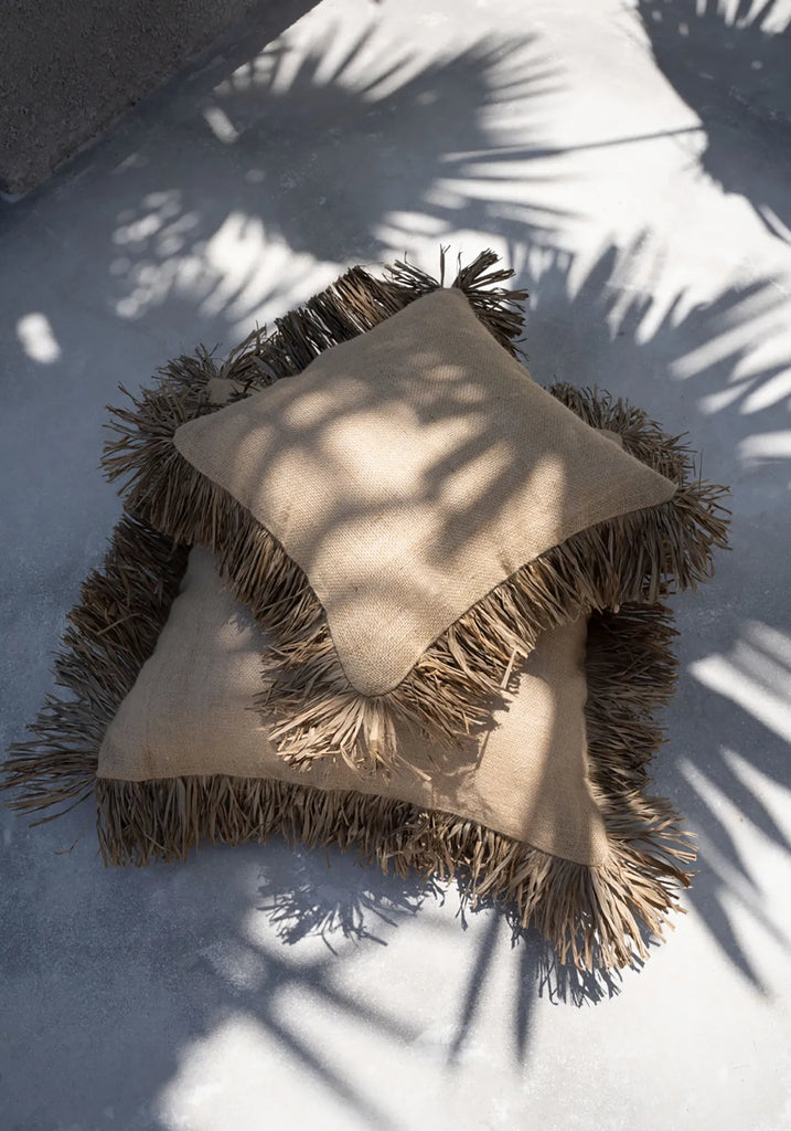 The Jute Beautiful Cushion Cover - Natural - 40x40