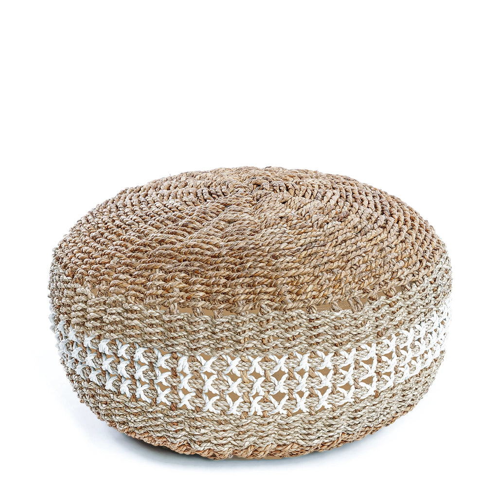 The Macrame Pouf