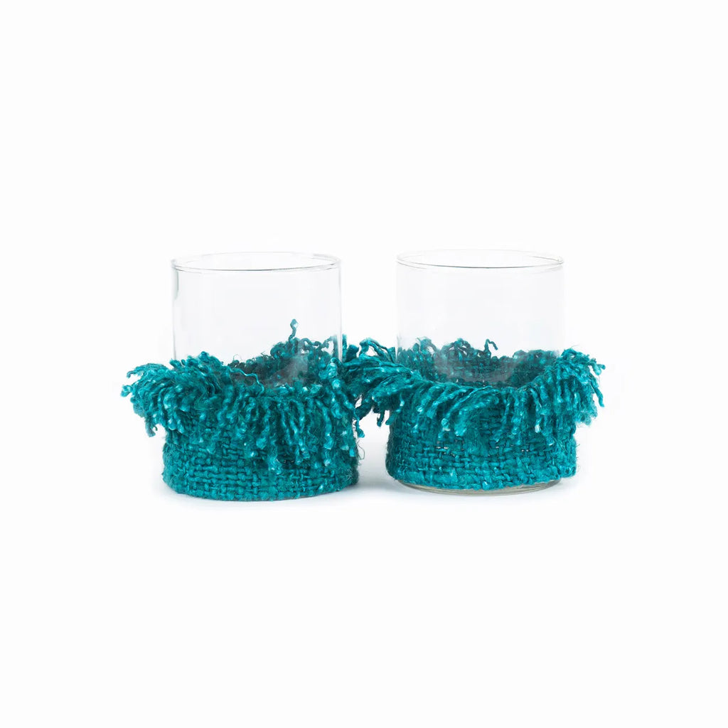 The Oh My Gee Candle Holder - Aqua - L