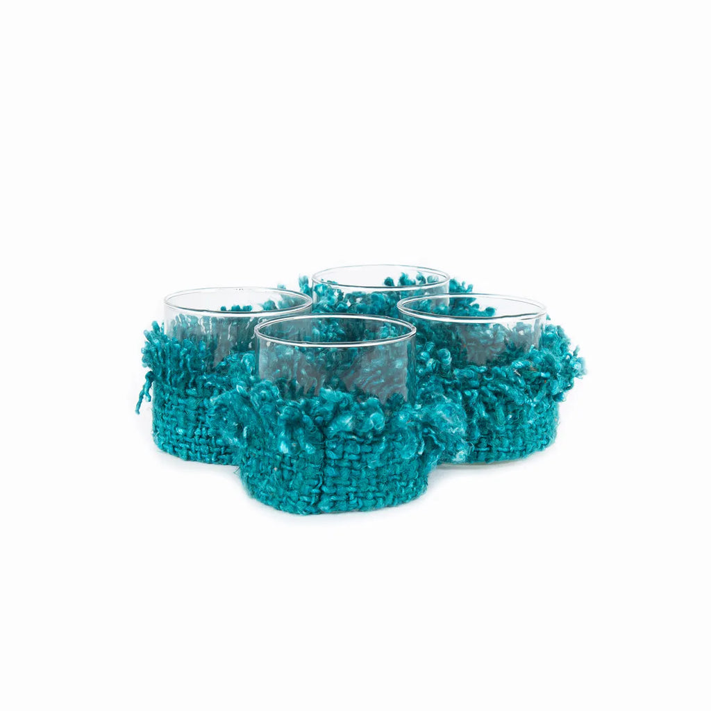 The Oh My Gee Candle Holder - Aqua - S