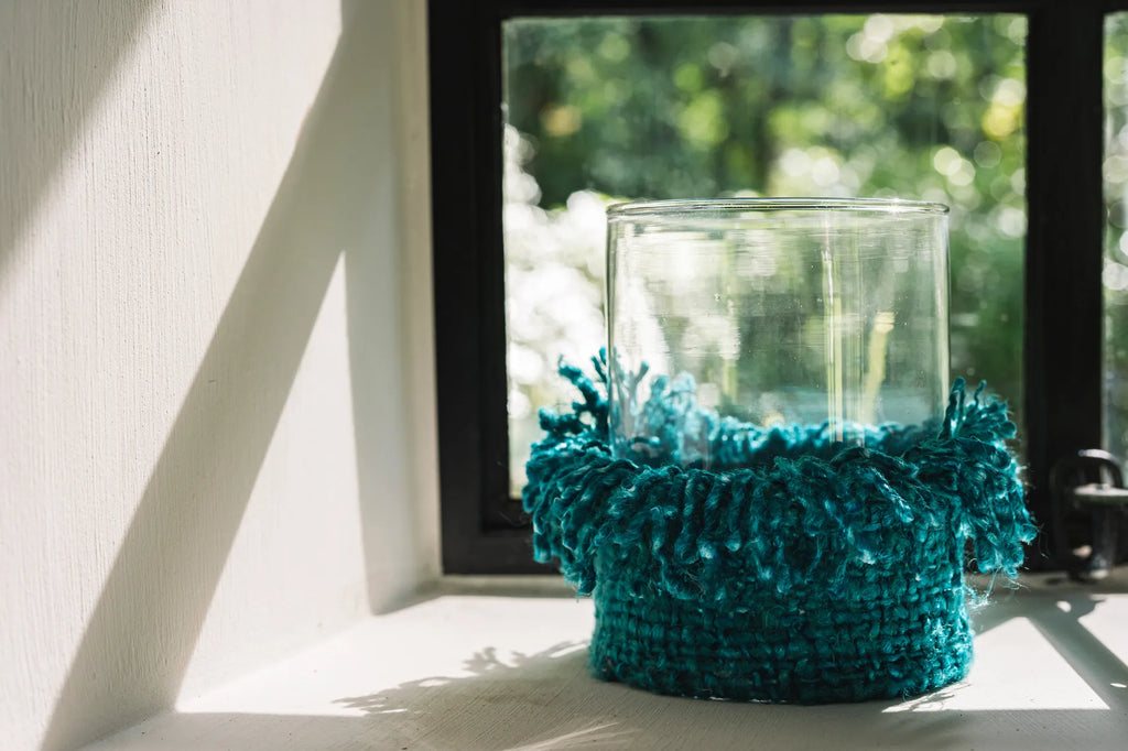 The Oh My Gee Candle Holder - Aqua - XL