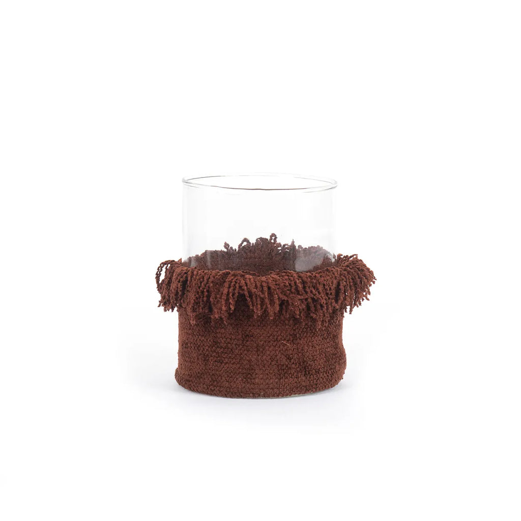 The Oh My Gee Candle Holder - Bordeaux Velvet - L