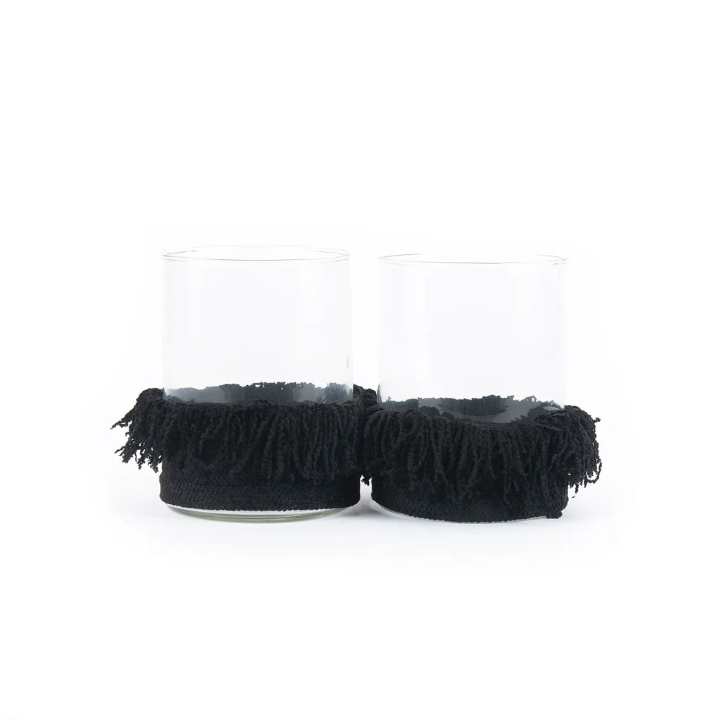 The Oh My Gee Candle Holder - Black Velvet - L