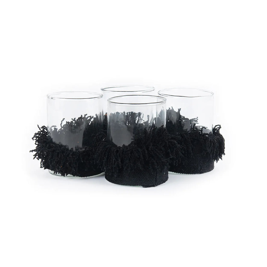 The Oh My Gee Candle Holder - Black Velvet - M