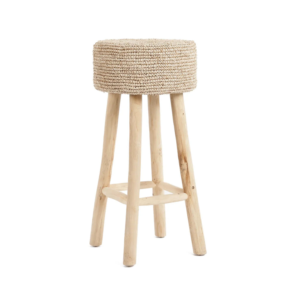 The Raffia Barstool