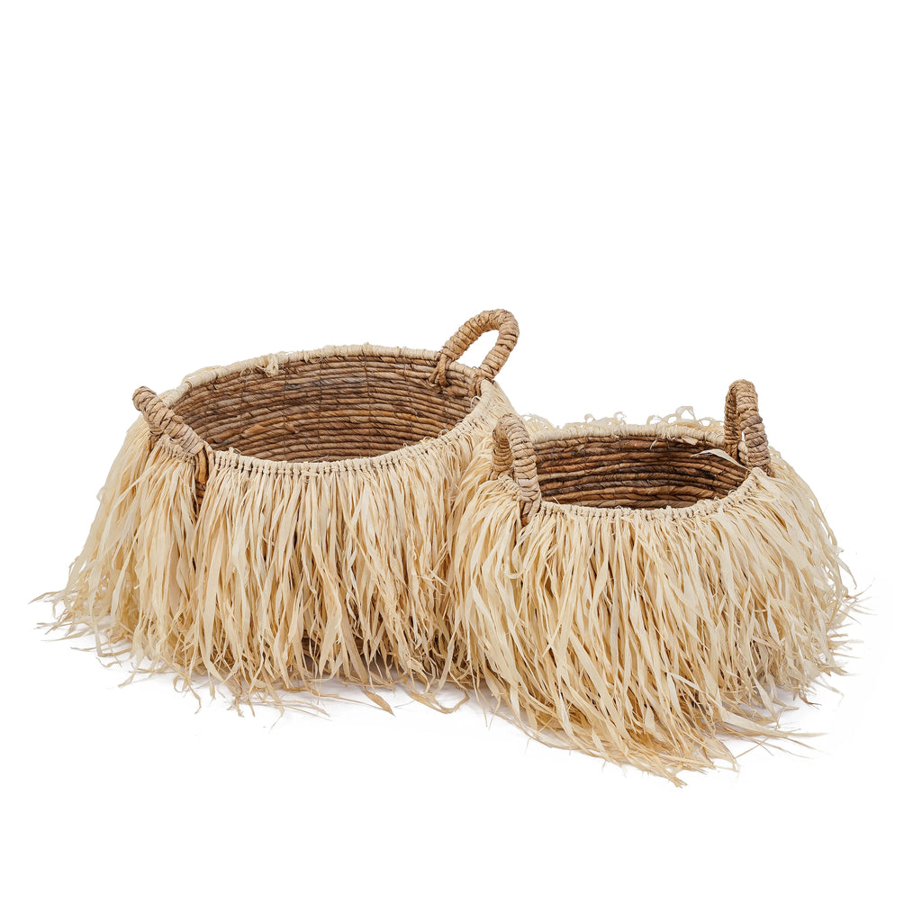 The Raffia Mand - L