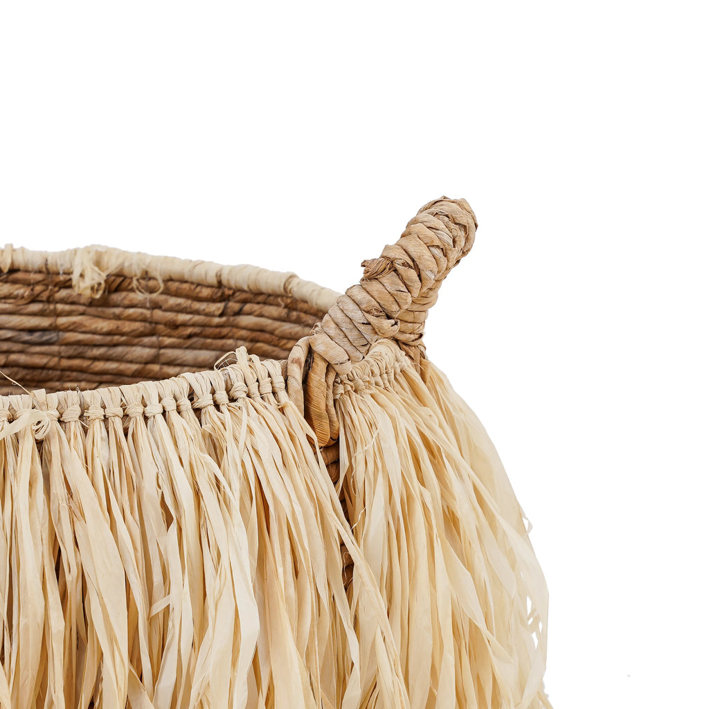 The Raffia Mand - L