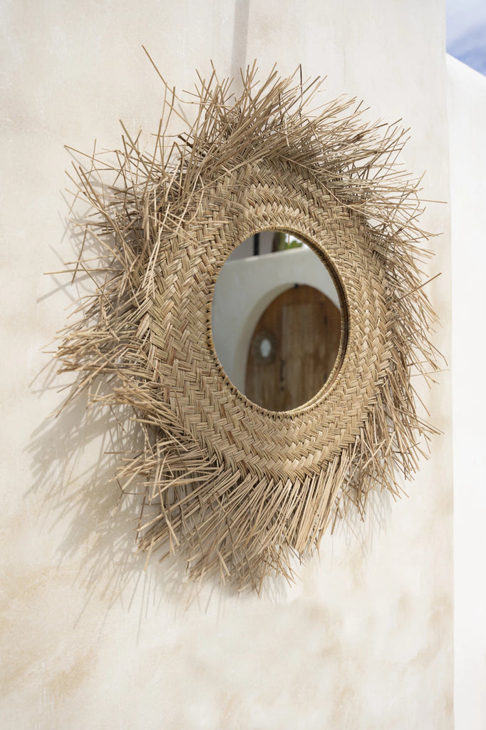 The Rattan Mirror - Natural - M