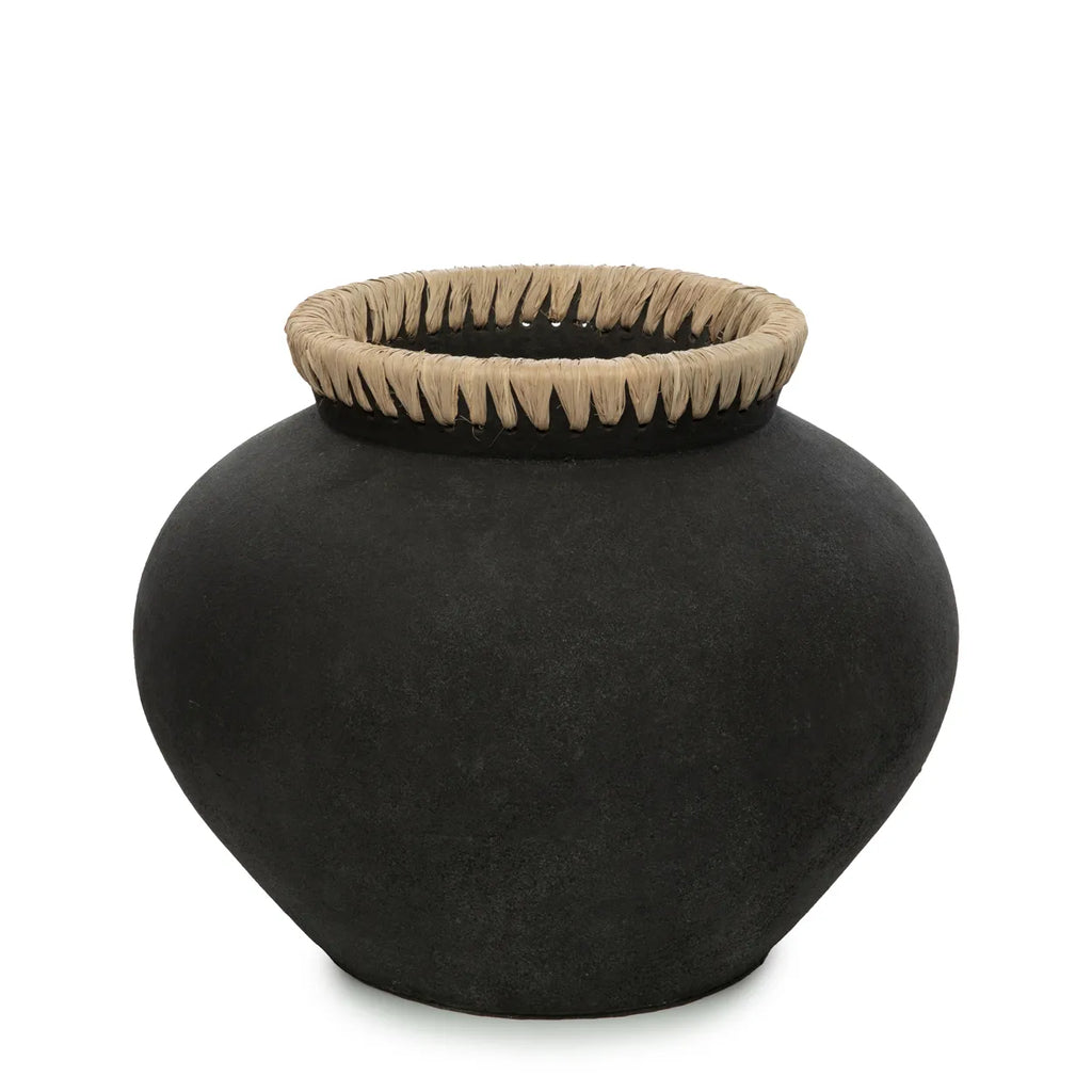 The Style Vase - Black Natural - L