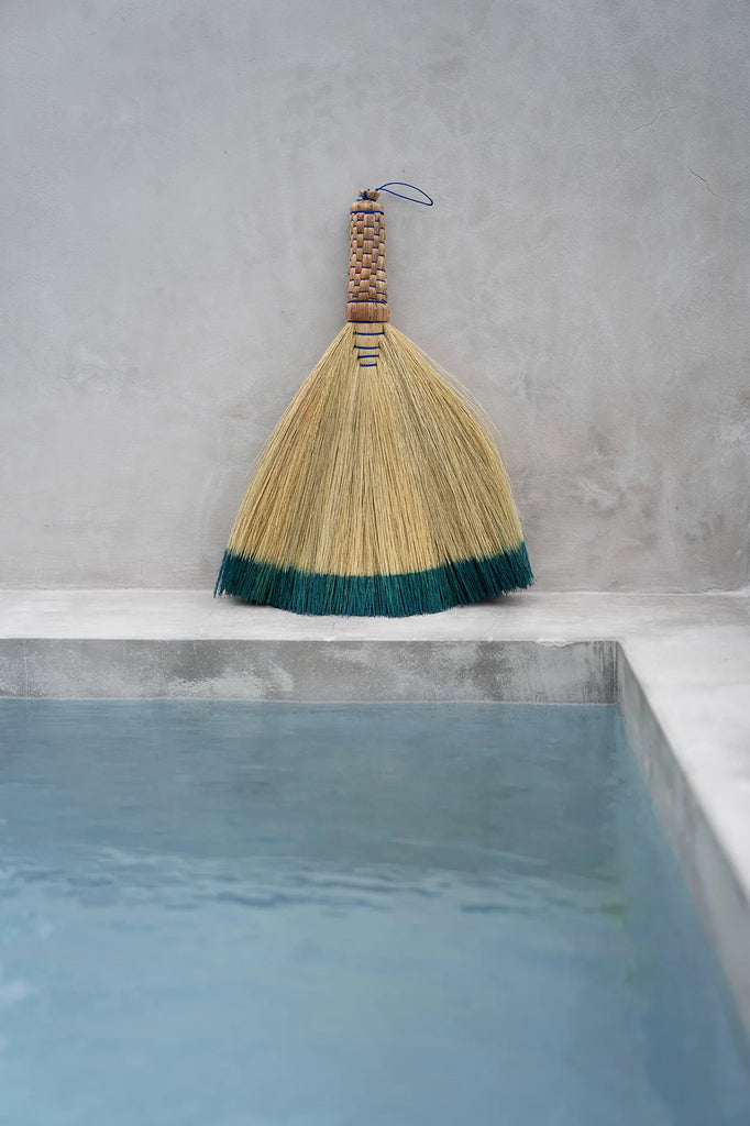 The Sweeping Broom - Natural Turquoise