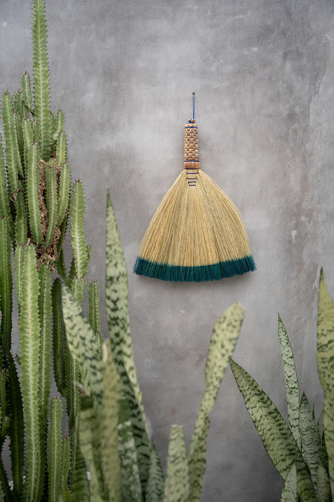 The Sweeping Broom - Natural Turquoise