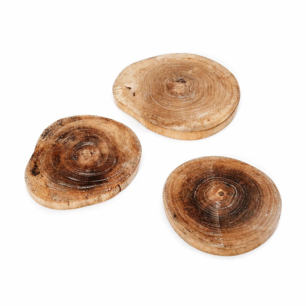 The Teak Root Boho Coaster