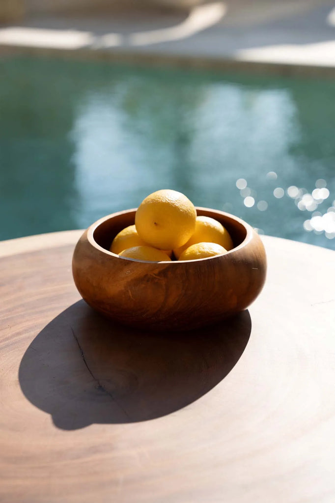 The Teak Root Fruit Bowl