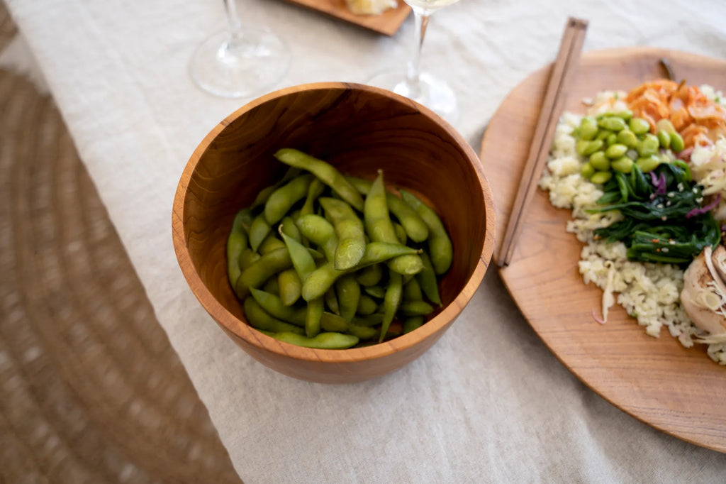 The Teak Root Salad Bowl - S