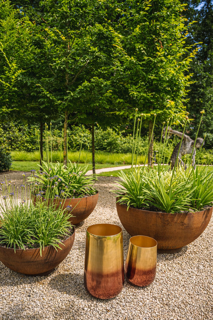 The Two Tone Planter - Brass - L