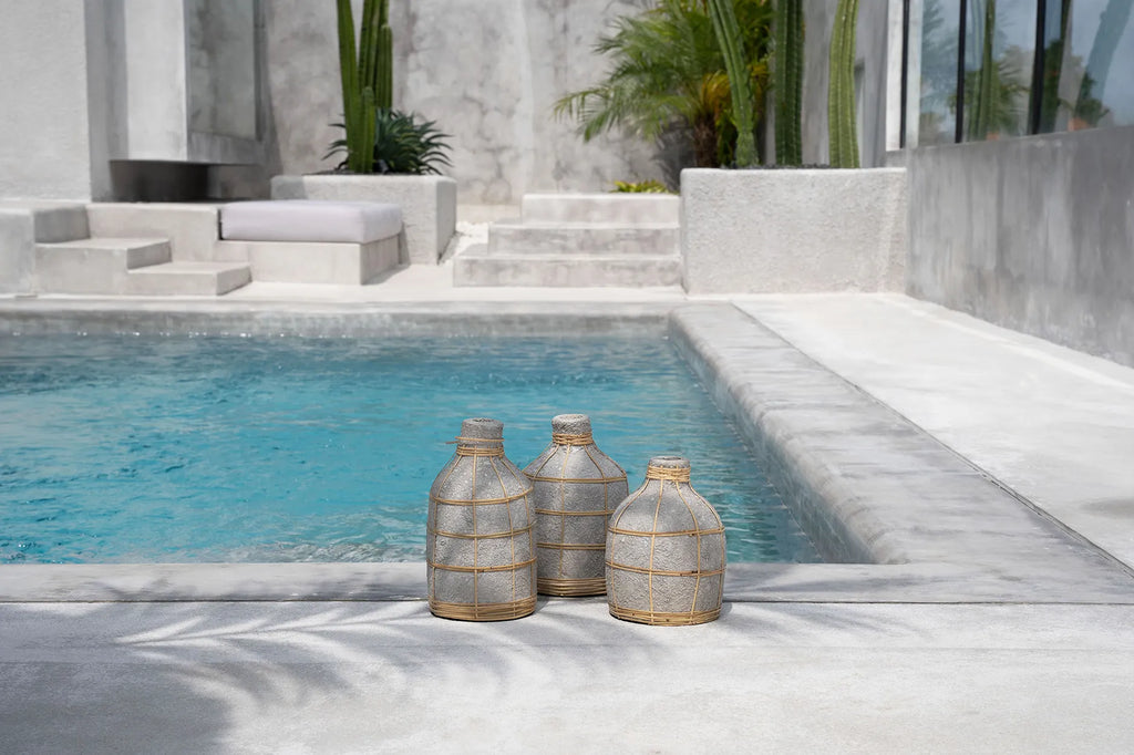 De Whoopy Vase - Concrete Grey Natural - M