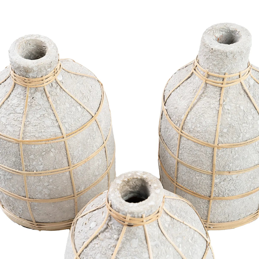 De Whoopy Vase - Concrete Grey Natural - M