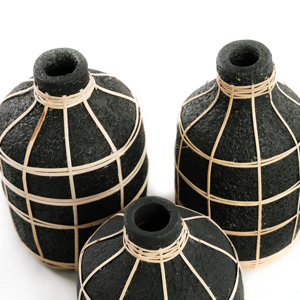 De Whoopy Vase - Black Natural - M