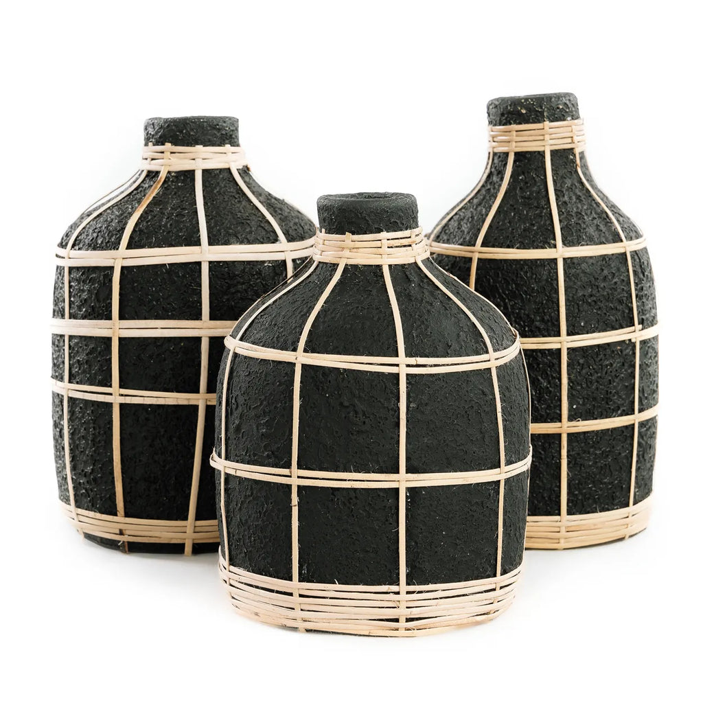 De Whoopy Vase - Black Natural - M