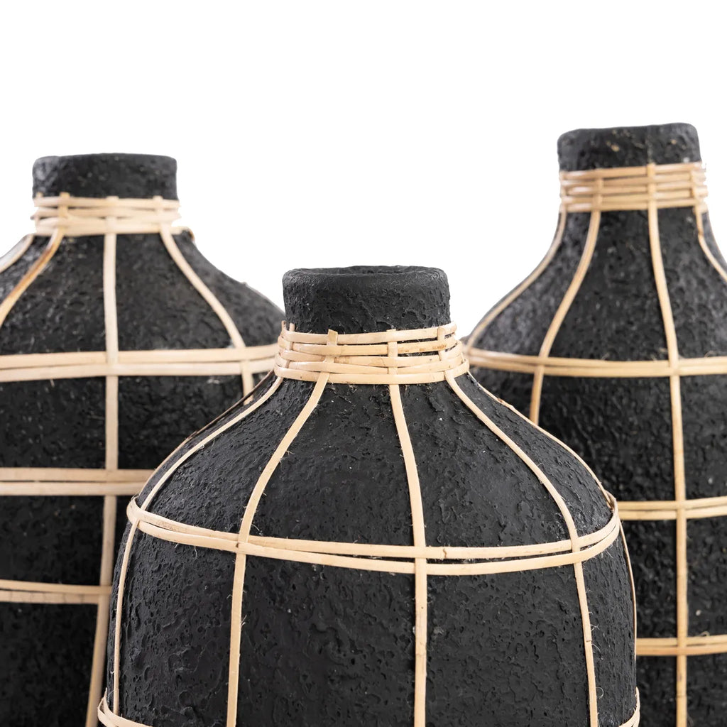 De Whoopy Vase - Black Natural - M