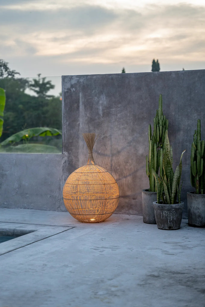 The Wonton Floor and Pendant Lamp - Natural