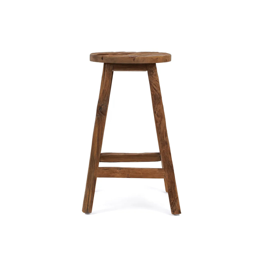 The Shibori Bar Stool - Natural