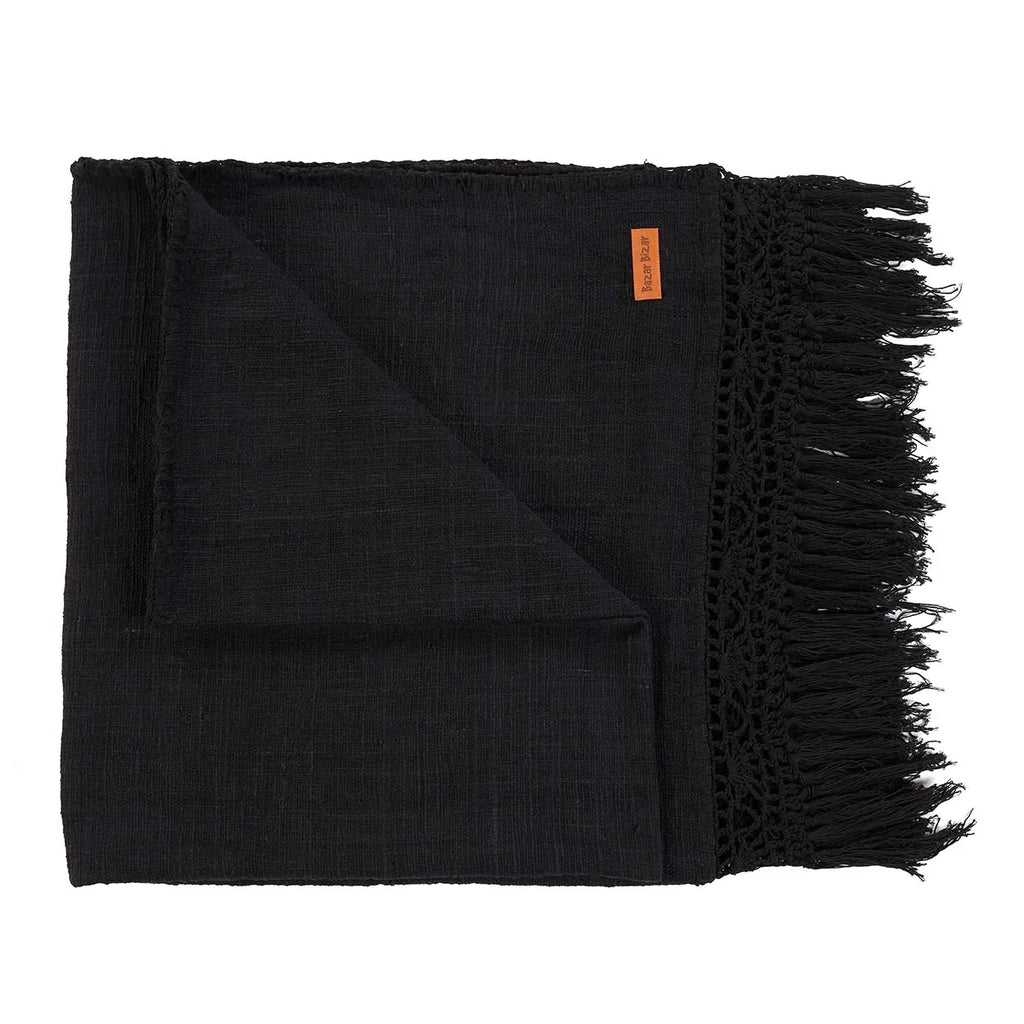 El Gypsy Bed Throw - Negro