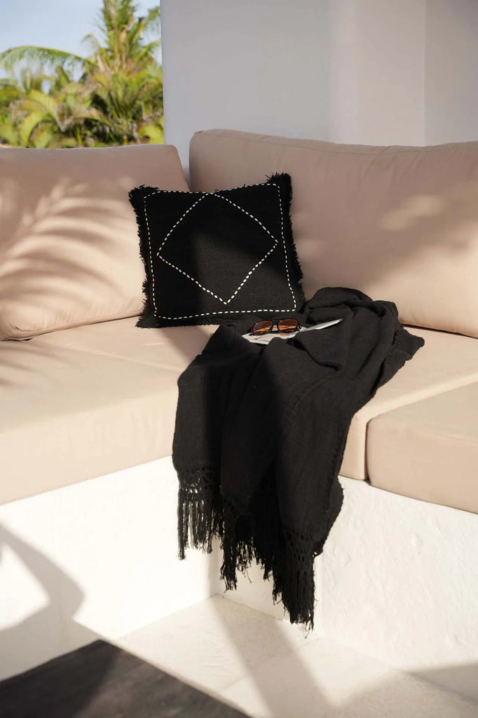 El Gypsy Bed Throw - Negro