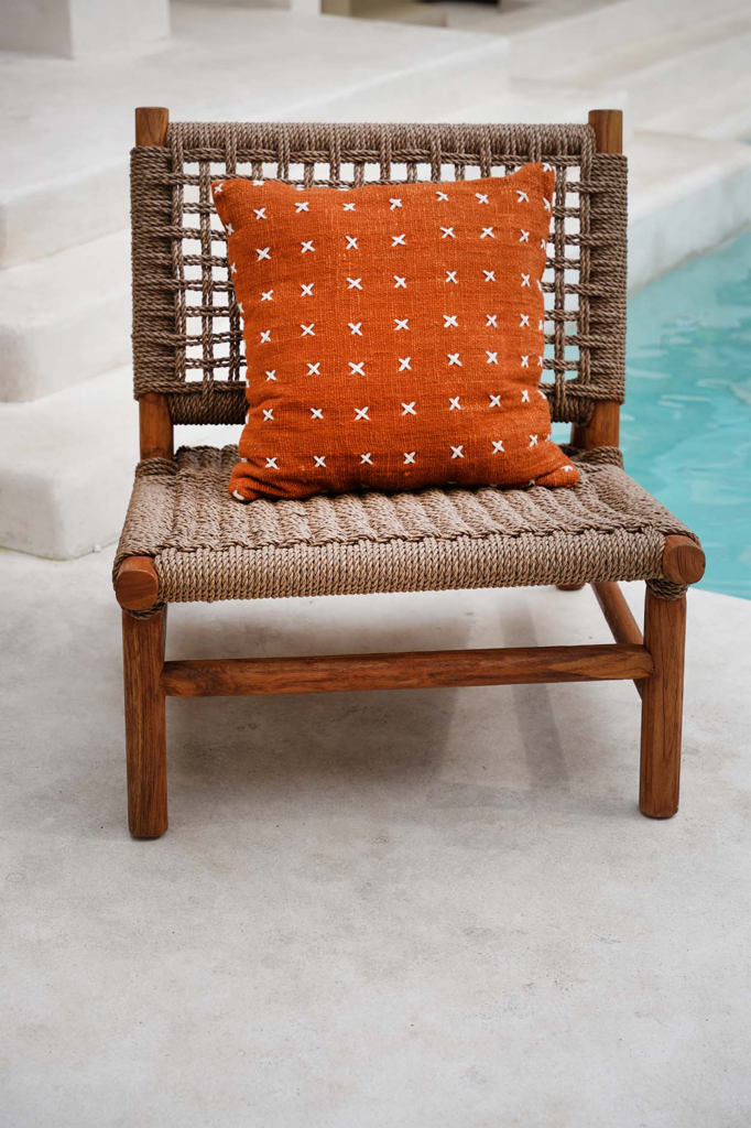 A Ilha Viro One Seater - Outdoor - Natural Brown