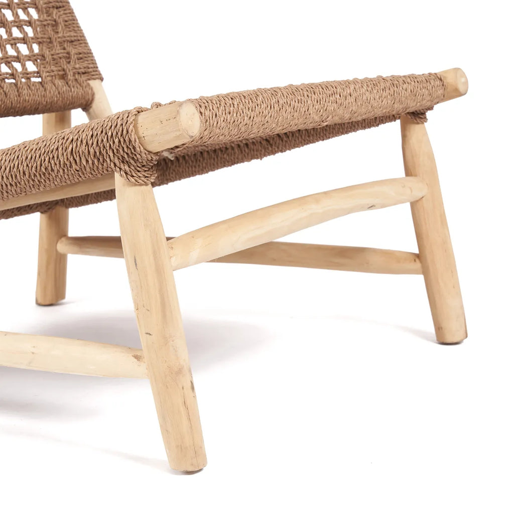 La Isla Sisal One Seater - Natural Brown